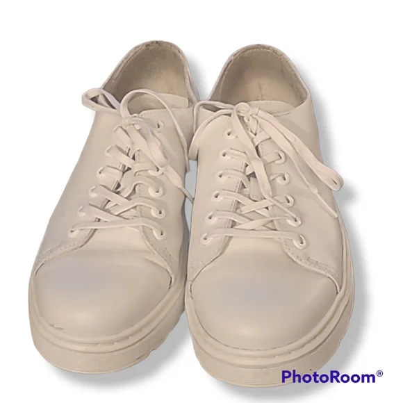 Dr. Martens Dante Venice White Leather Sneakers - Picture 2 of 13